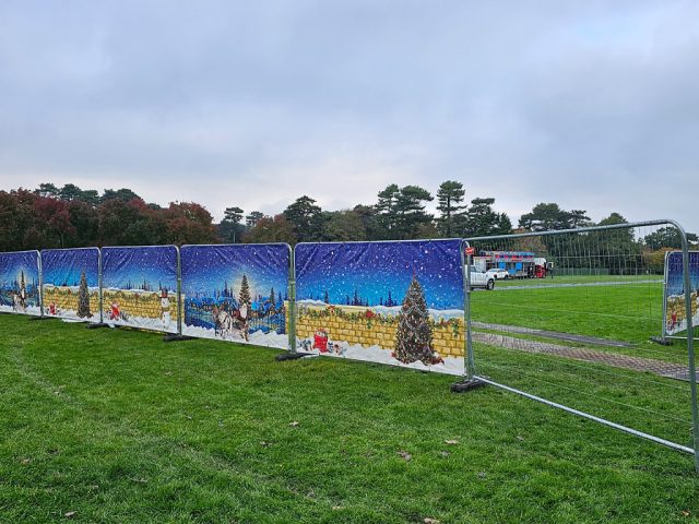 The preparations are underway for Winter Wonderland to launch later this month. (Image Bedford Borough Council)