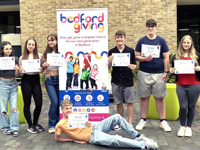 Bedford Giving mentees. Image: Bedford Giving.