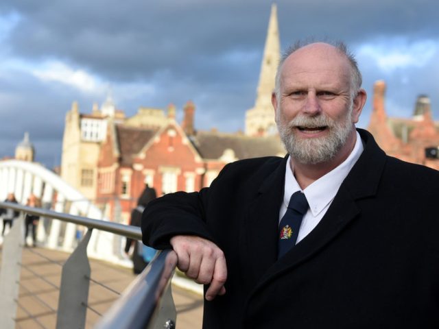 Bedford's elected mayor, Tom Wotton, pictured by Riverside Square
