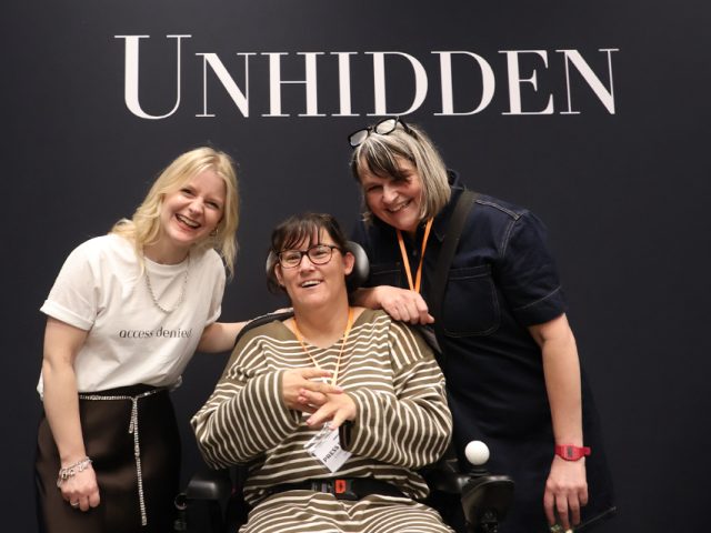 Elise, Zoe and Claire at London Fashion Week. Image Living It Up