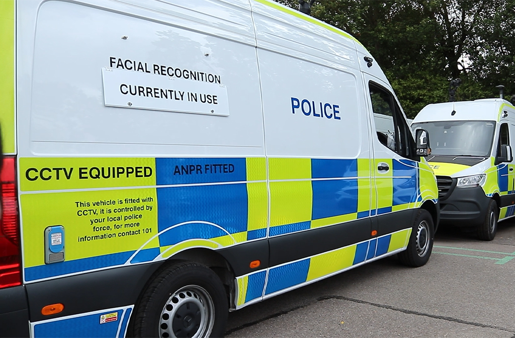 Live Facial Recognition (LFR) Van Image Bedfordshire Police