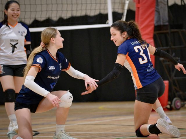 Stock image of GNG Women's Volleyball team December 2025