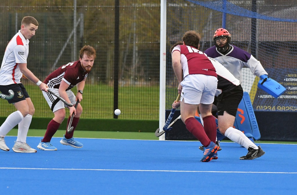 Bedford Hockey Club Men's 3rd XI in action at Chester Road