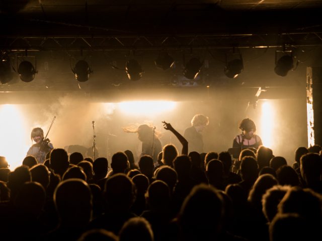 Man/Woman/Chainsaw headlining at Ceremony 5.5 at Esquires. Image: Kane Howie