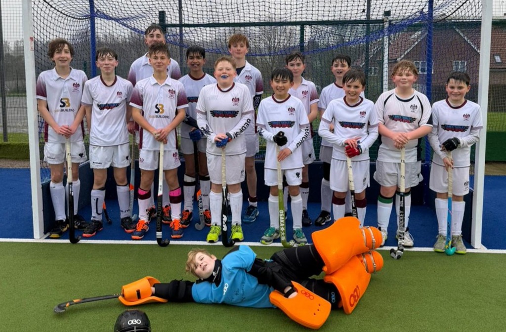 The juniors of Bedford Hockey Club Boys Under 14s