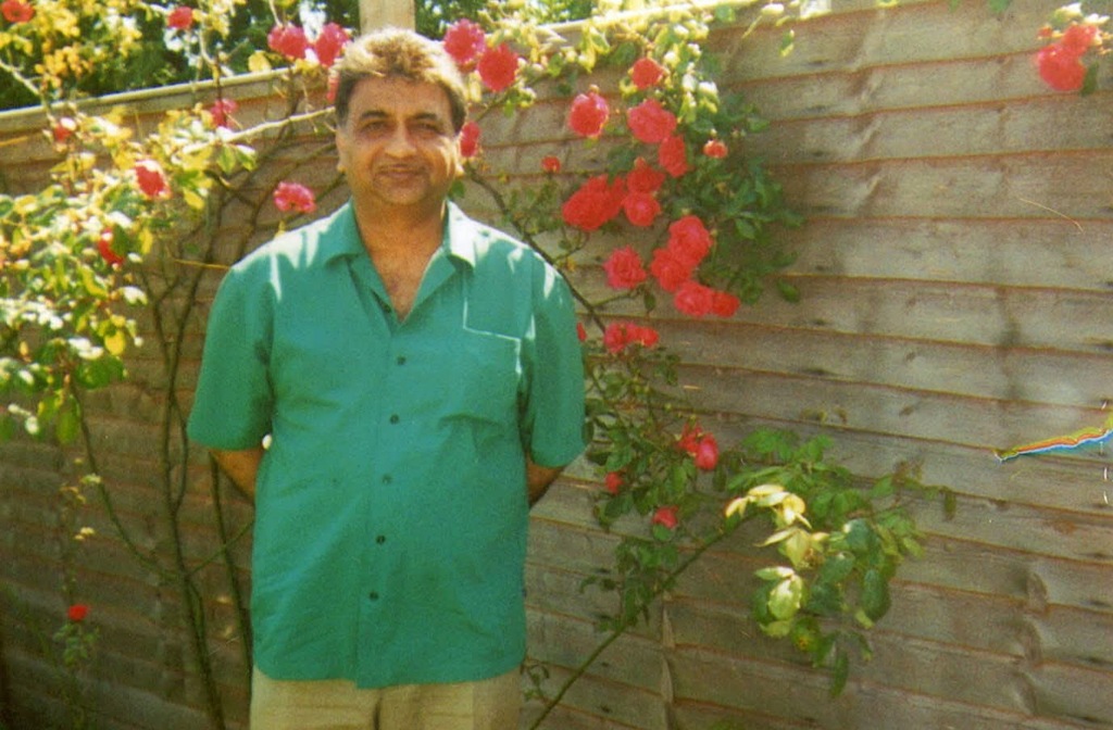 A photograph of Cricket mentor and coach, Salamat Hussain.